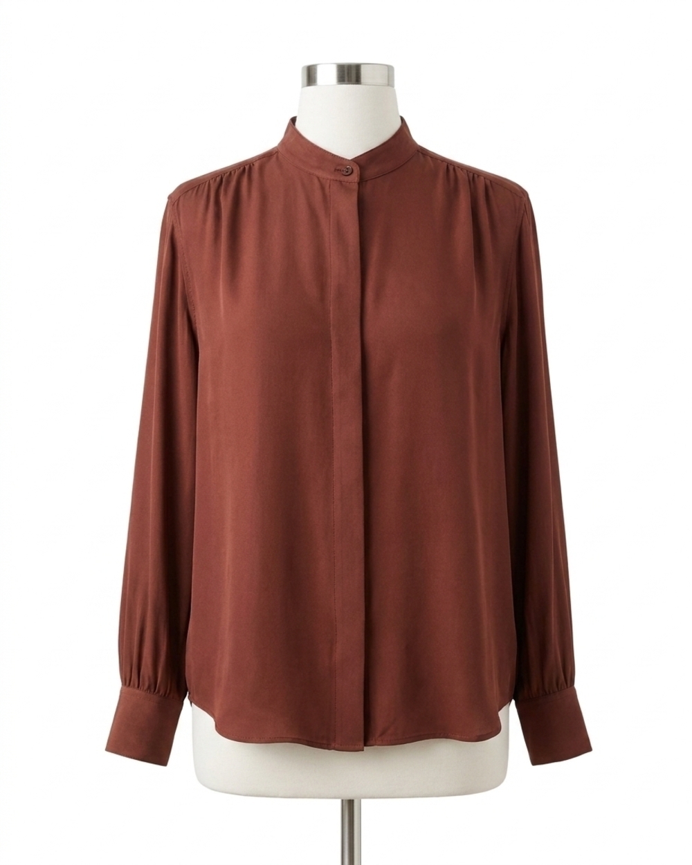 NEW NILI LOTAN revi blouse in burgundy